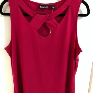 New York & Co hot pink tank NWT